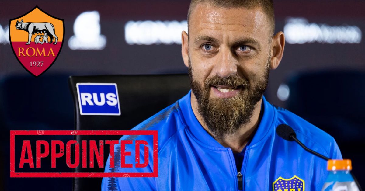 De Rossi named new manager for AS Roma