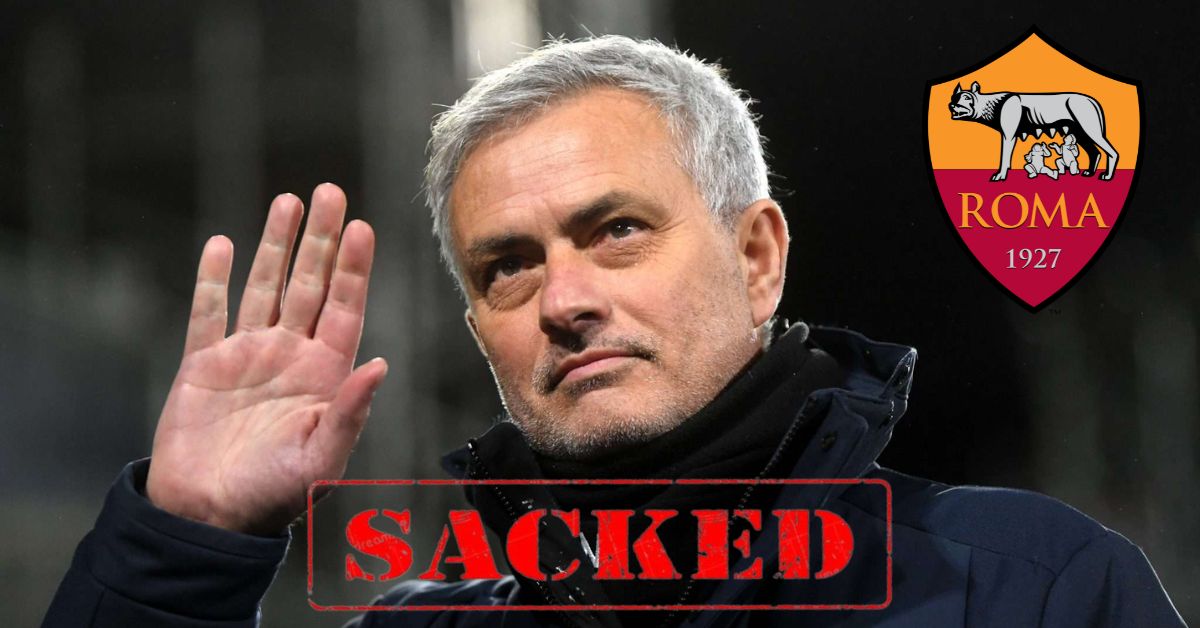 AS Roma sacked Jose Mourinho after the club's poor run in Serie A