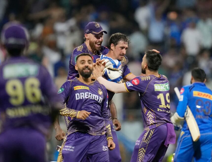 IPL 2024: Starc signals a comeback as Kolkata Knight Riders beat Mumbai Indians after 12 years at Wankhede