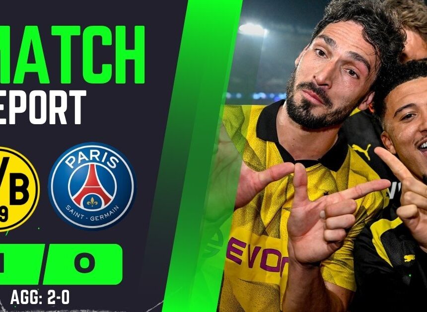 Paris St. Germain vs Borussia Dortmund UCL Semi-final Match Report