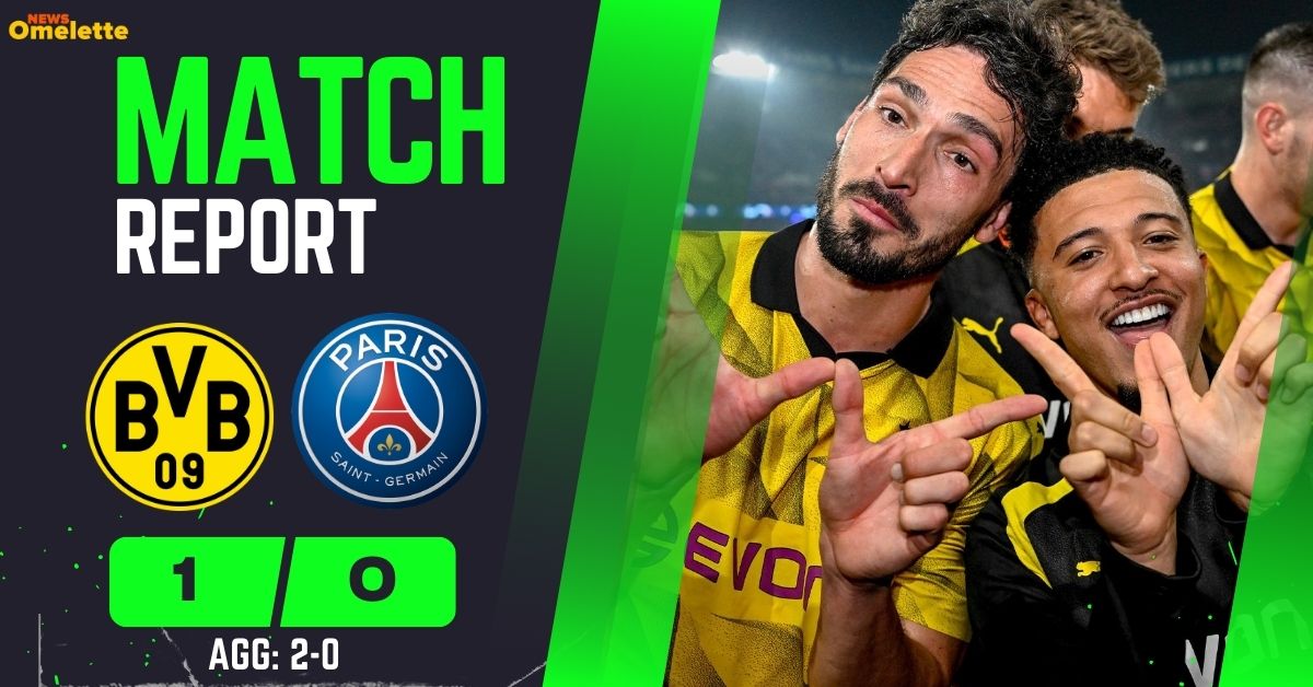 Paris St. Germain vs Borussia Dortmund UCL Semi-final Match Report