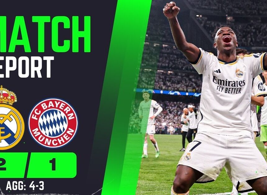 Real Madrid vs Bayern Munich UCL Semi-final Match Report