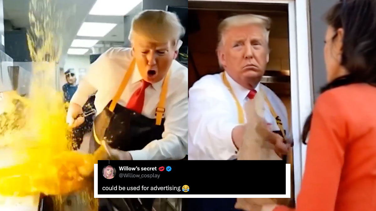 Internet Erupts After Hilarious AI Video of Donald Trump at McDonald’s Goes Viral